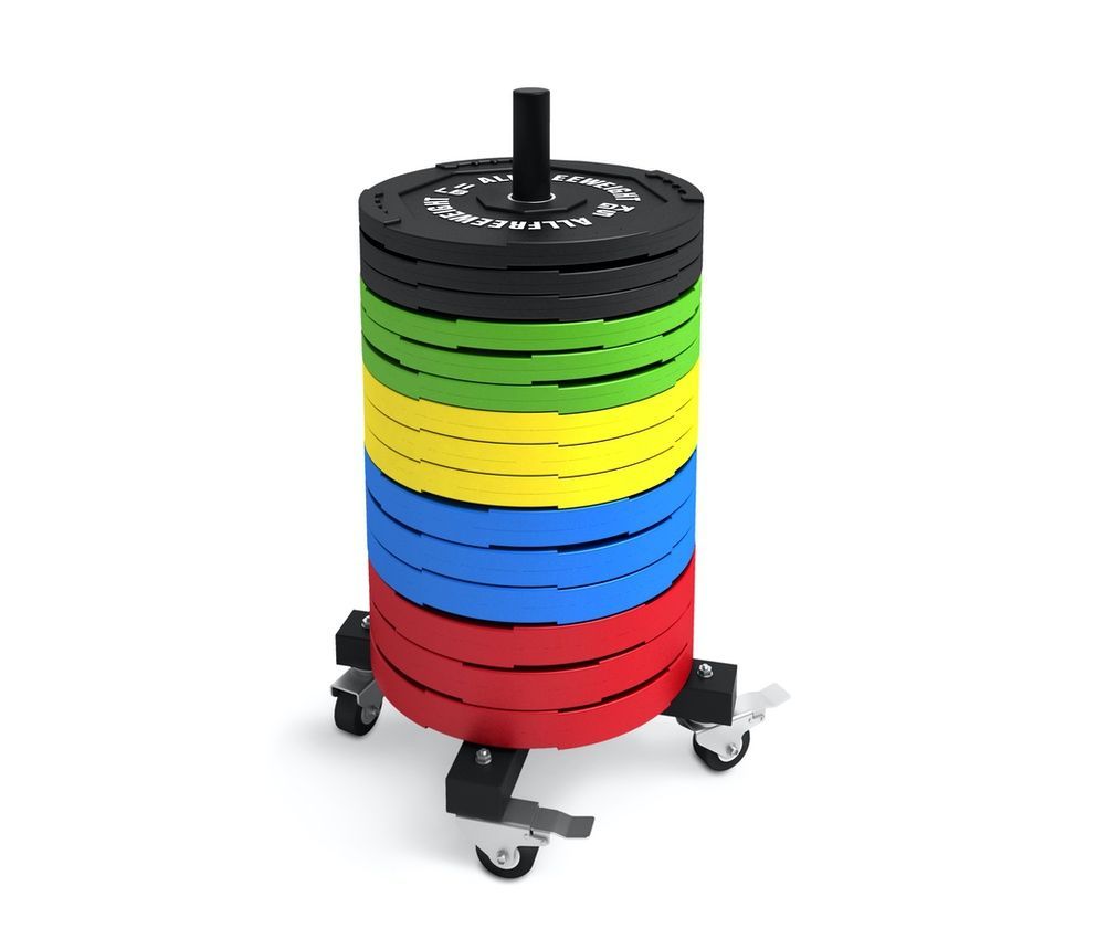 RACK DE DISCOS BUMPER AFW VERTICAL (CON RUEDAS)