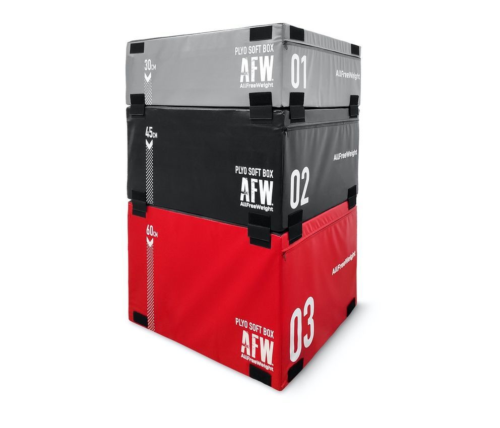KIT CAJON PLIOMETRIA AFW FOAM NEGRO (30/45/60CM)