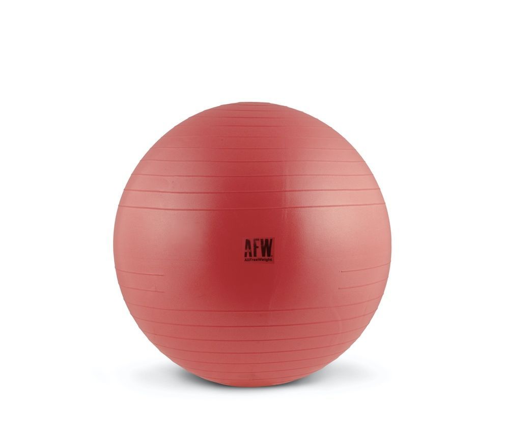 GYMBALL AFW ANTIBURST ROJO 65CM