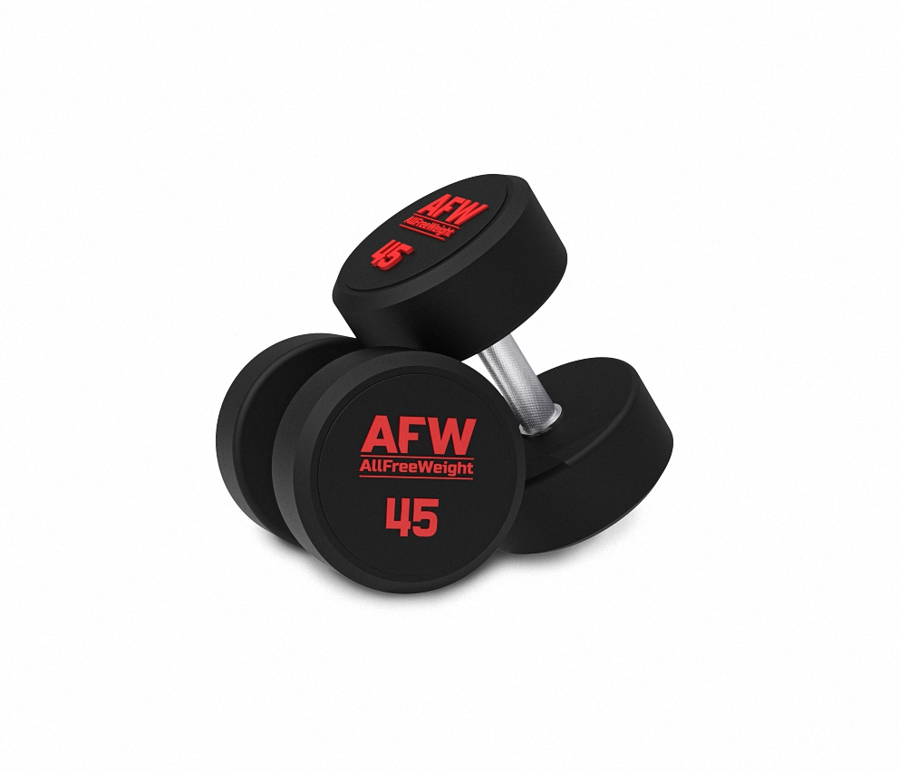 MANCUERNAS REDONDAS 45KG GOMA R (PAR) AFW