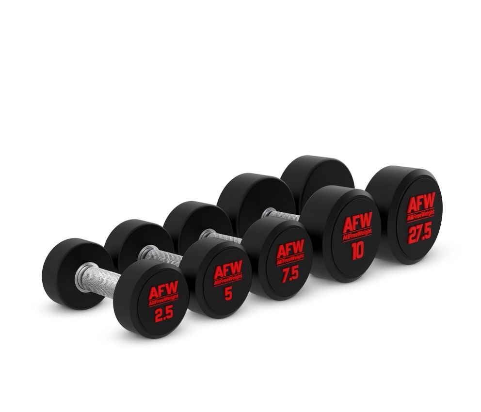MANCUERNAS REDONDAS 27.5KG GOMA R (PAR) AFW