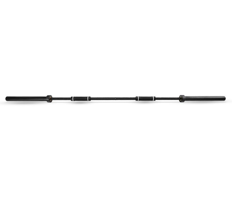 BARRA OLIMPICA AFW BLACK CHROMED 220CM 20KG (TRENZADA)