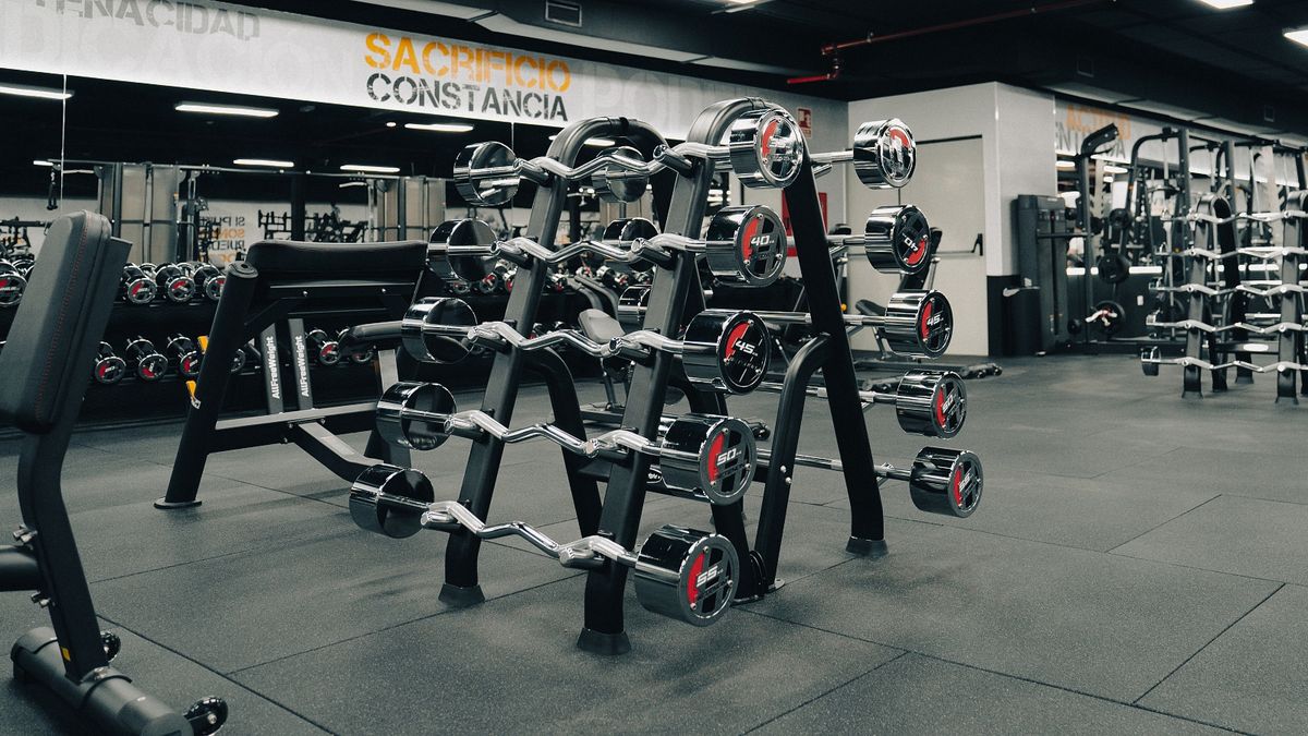 KIT 5 BARRAS Z BICEPS 35KG A 55KG IRON ETENON