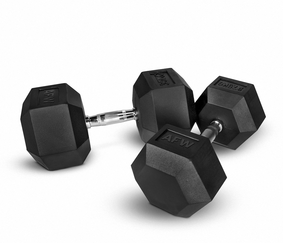 MANCUERNAS HEXAGONALES 60KG PVC (PAR) AFW