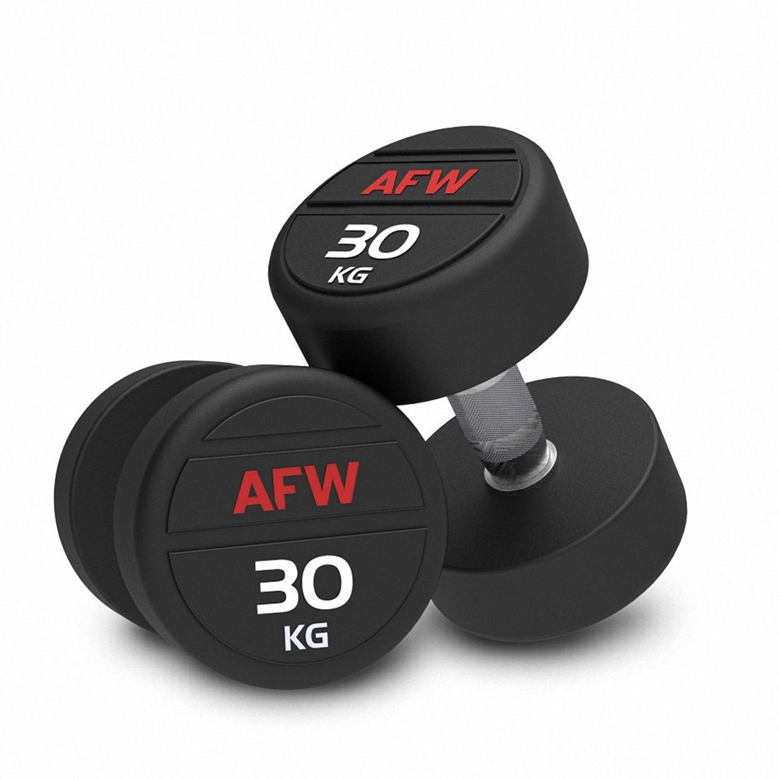 JUEGO MANCUERNAS REDONDAS 2.5KG – 30KG PREMIER AFW (12 PARES)