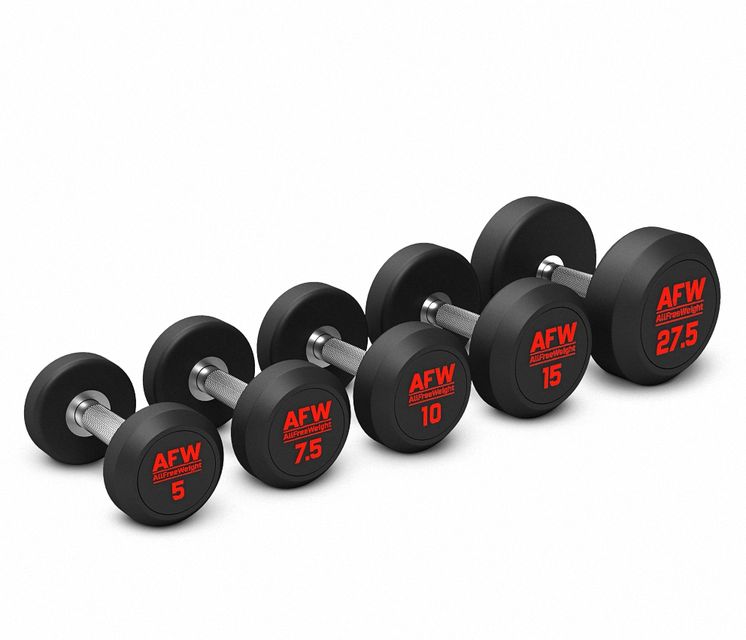 MANCUERNAS REDONDAS 10KG GOMA R PLUS (PAR) AFW