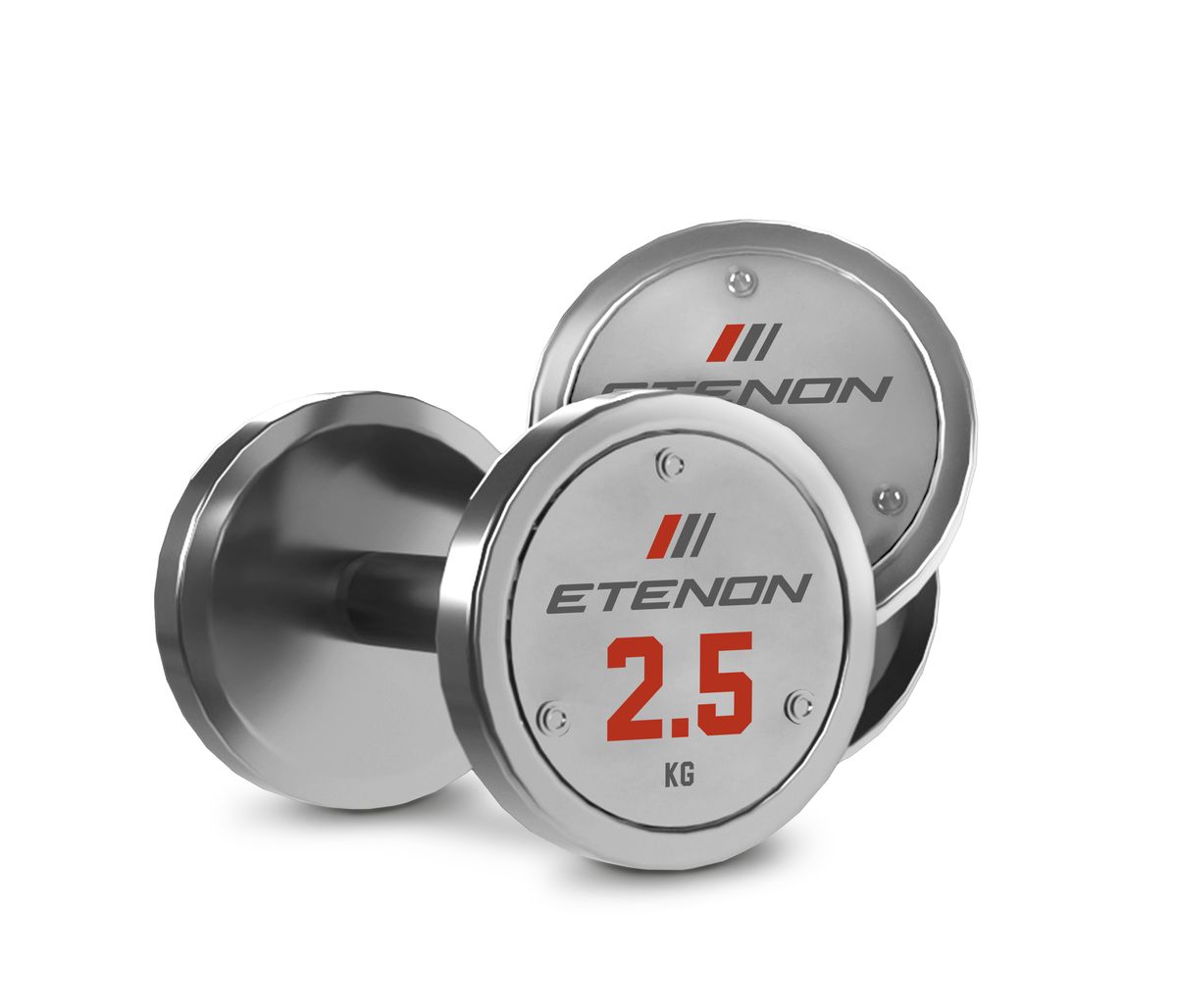 MANCUERNAS REDONDAS 2.5KG IRON HC ETENON (PAR)