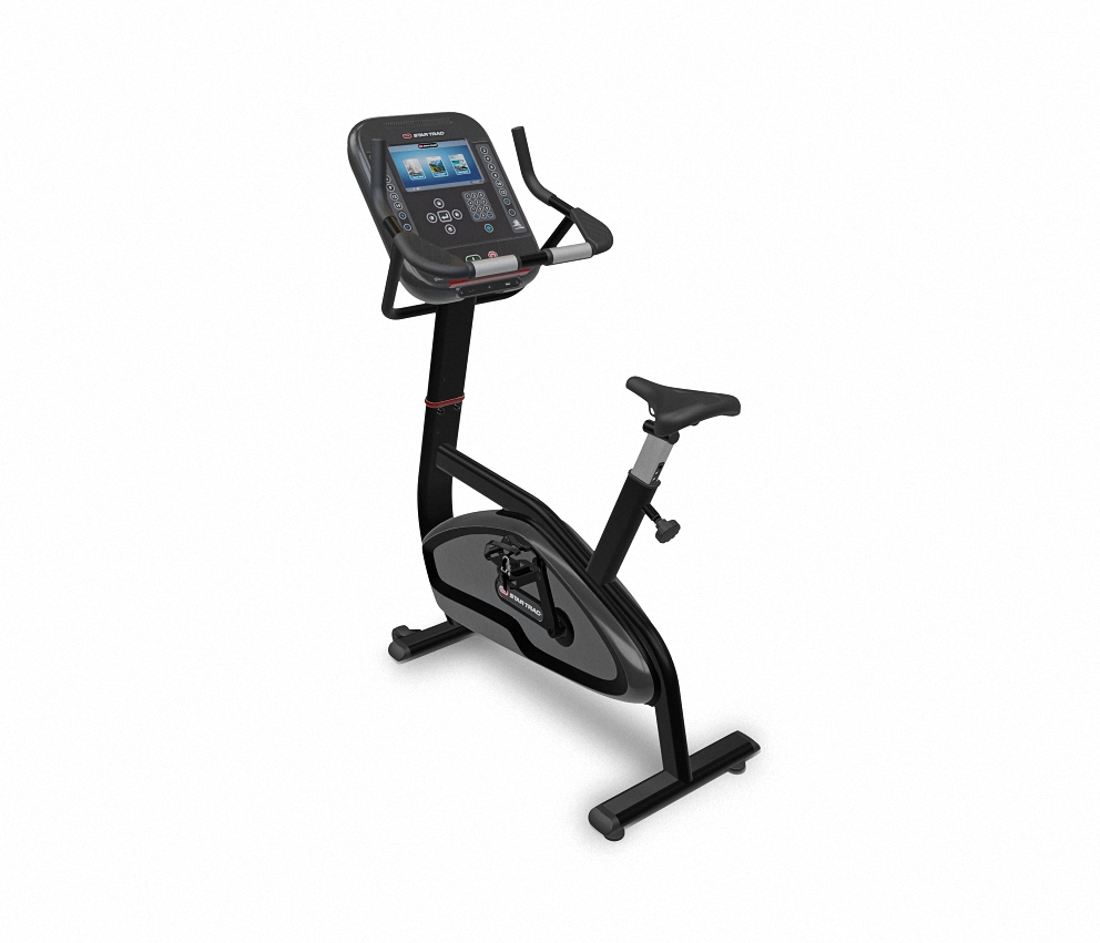 4 SERIES UPRIGHT BIKE W/10″ TOUCHSCREEN, -60 BLACK