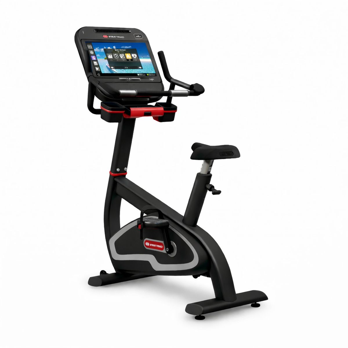 8 SERIES UPRIGHT BIKE W/2019 15" ISDB-DMB-PAL EMBE