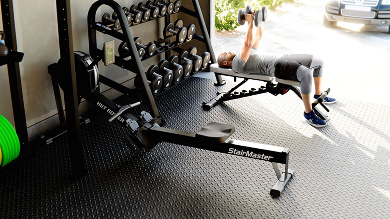 HIIT ROWER, STAIRMASTER, BLACK