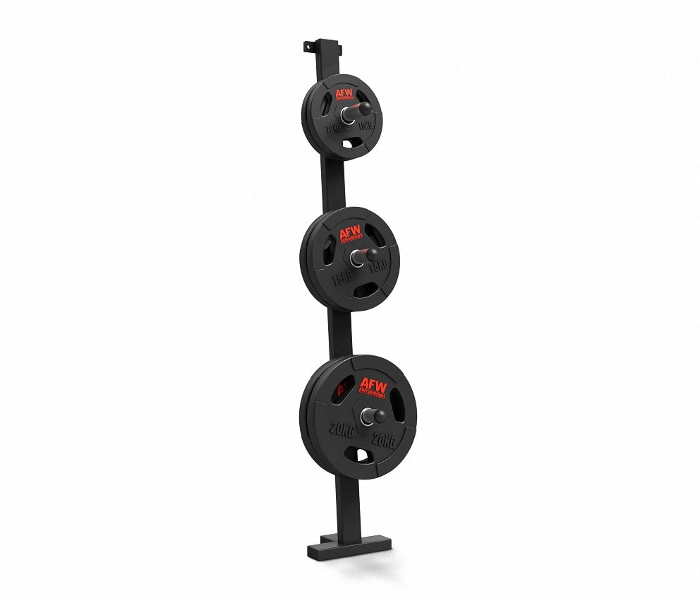 RACK DE DISCOS VERTICAL A PARED 3 PINCHOS