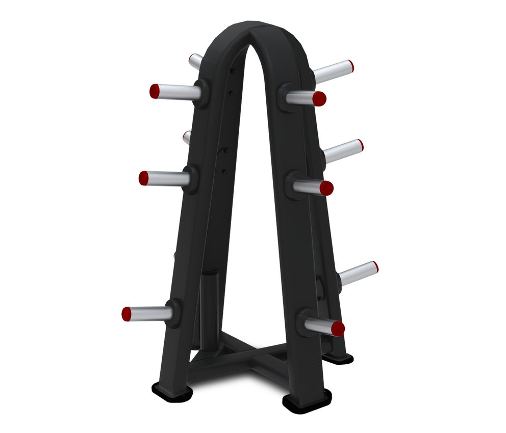 RACK DISCOS – NP TREE 4 SIDES W/OLYMPIC BAR HOLDER
