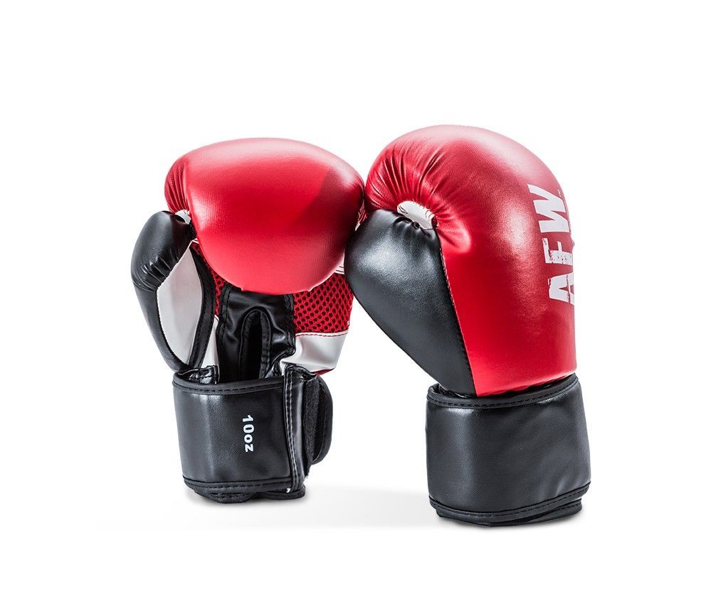 GUANTES DE ENTRENAMIENTO AFW CON/M ROJO/NEGRO T/L