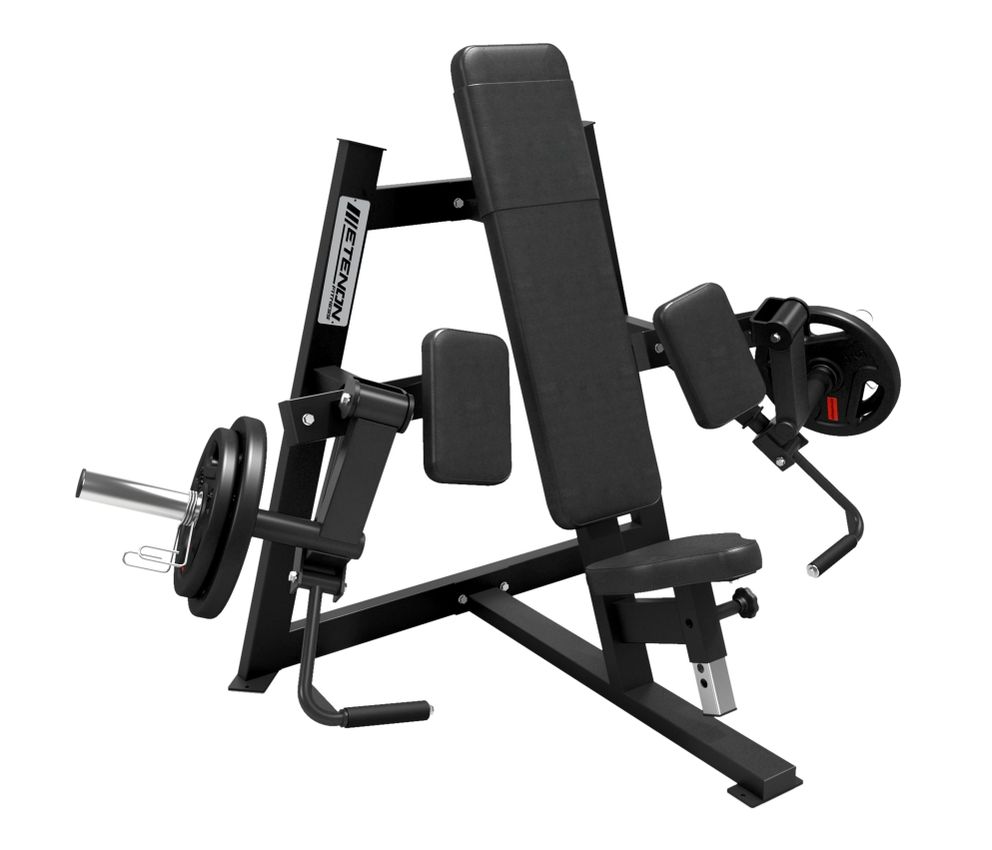 CURL DE BICEPS ALTERNO PLATE LOAD NEGRO