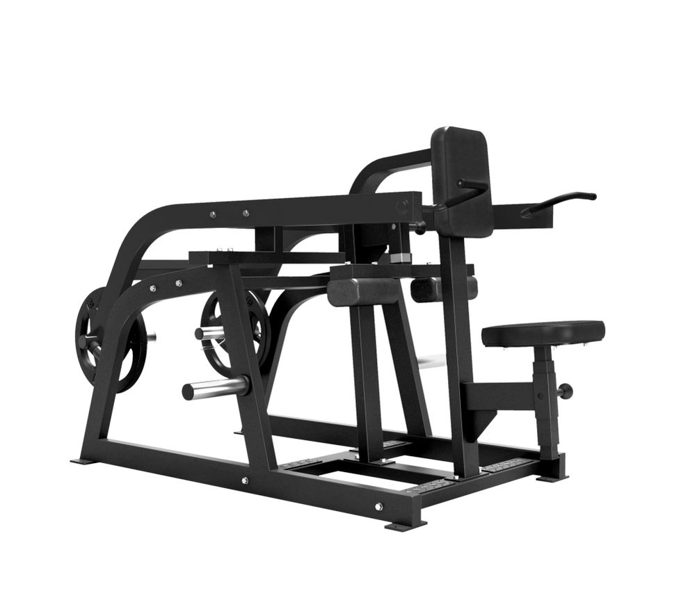 FONDOS DE TRICEPS PLATE LOAD NEGRO