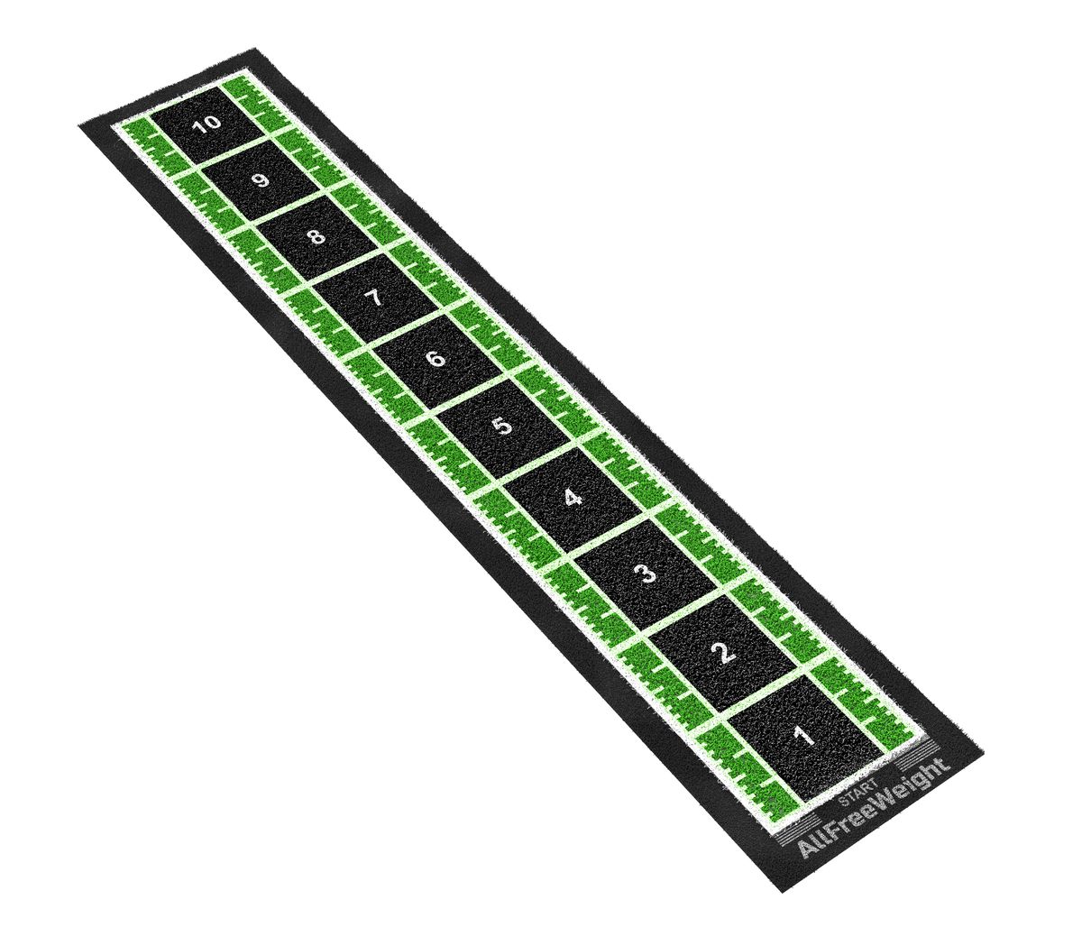 CESPED ESCALERA FUNCIONAL 2X10M (20M2) NEGRO/VERDE