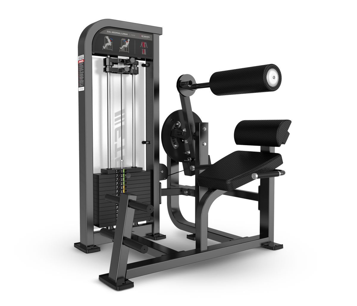 DUAL ABDOMINAL/LUMBAR / ABDOMINAL CRUNCH/LOWER BACK