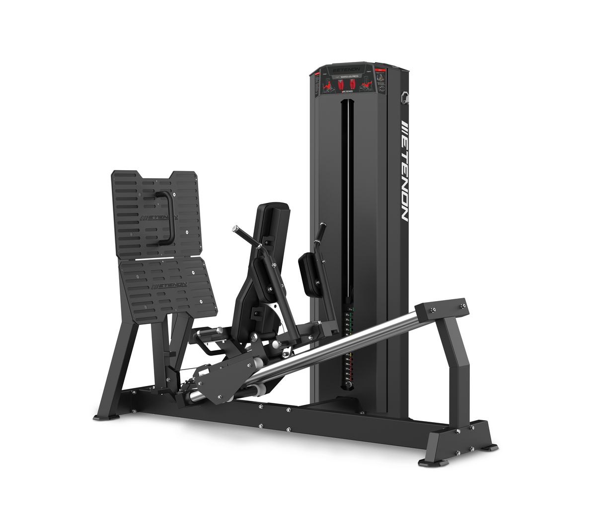 DUAL PRENSA SENTADO/JACA / LEG PRESS/HACK SQUAT (120KG)