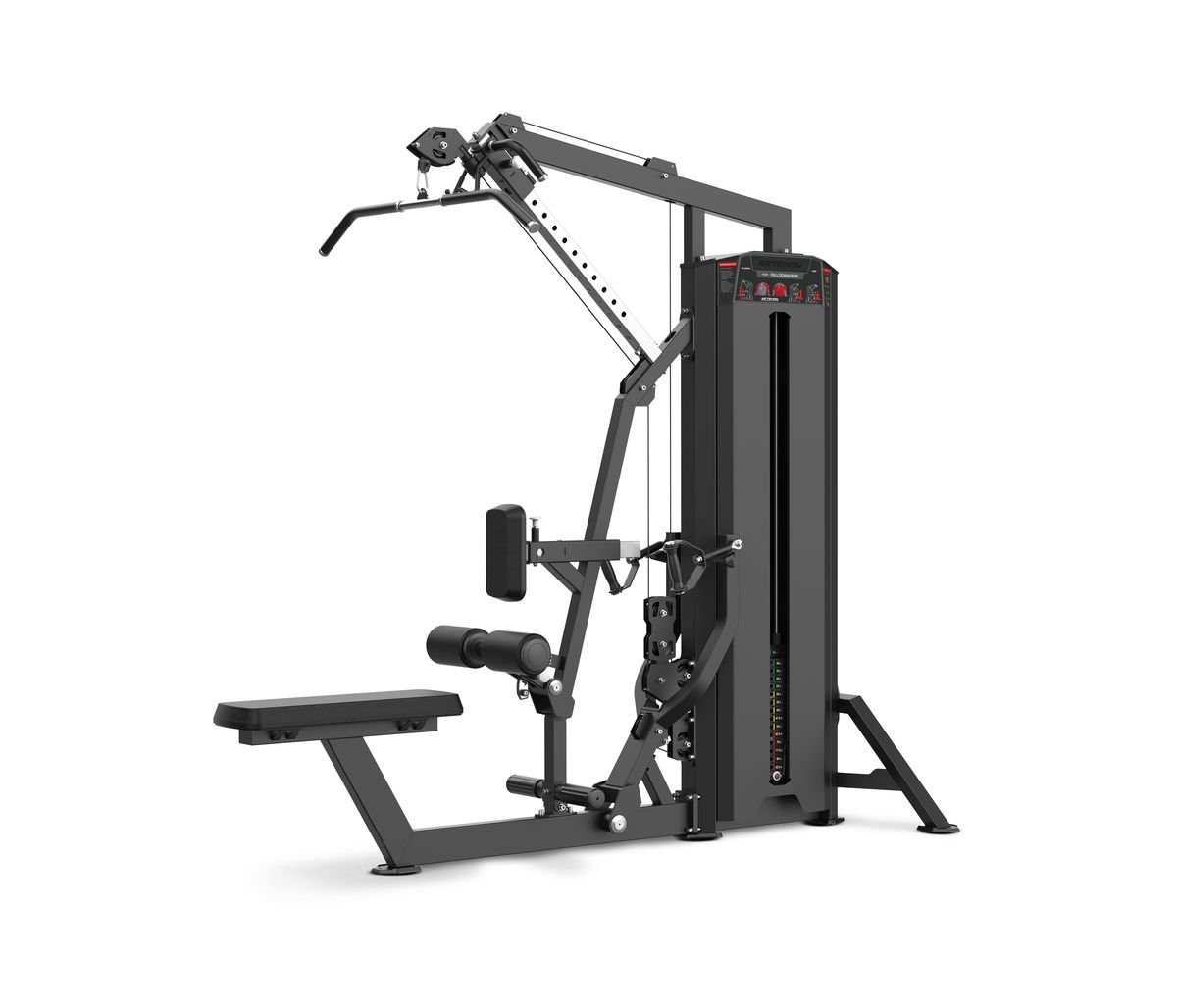 DUAL JALON DORSAL REGULABLE/REMO SENTADO / PULLDOWN/ROW (120KG)