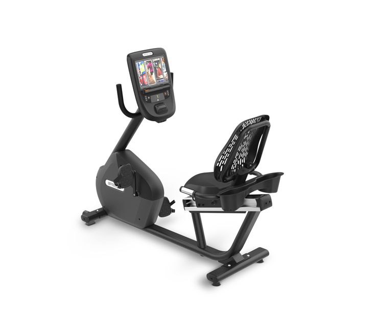 RBK 665 BICICLETA RECLINADA P62, CONSOLE WITH PREVA – 10″ TOUCHSCREEN/TV, USB/AUDIO BG
