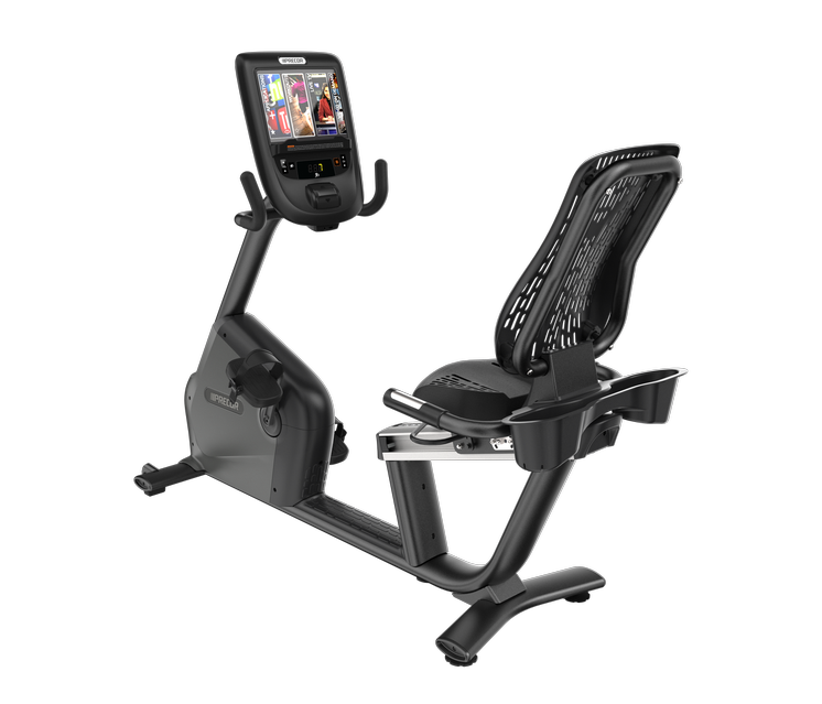 RBK 865 BICICLETA RECLINADA, P62 CONSOLE W/ MEDIA ADAPTER – 10″ TOUCHSCREEN/TV, USB/AUDIO BG