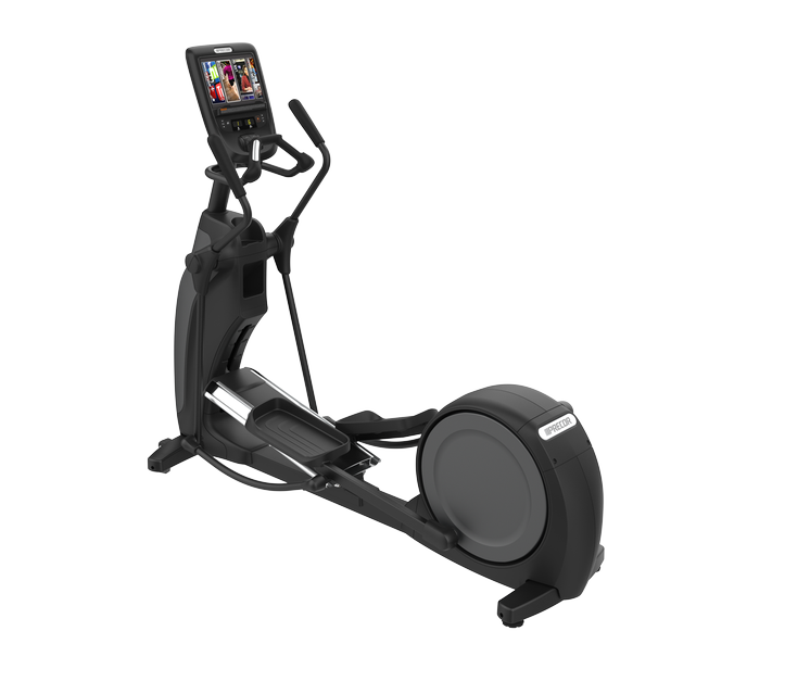 EFX 665 ELIPTICA ADJUSTABLE, BRAZOS MOVILES P62 CONSOLE WITH PREVA – 10″ TOUCHSCREEN/TV, USB/AUDIO BG