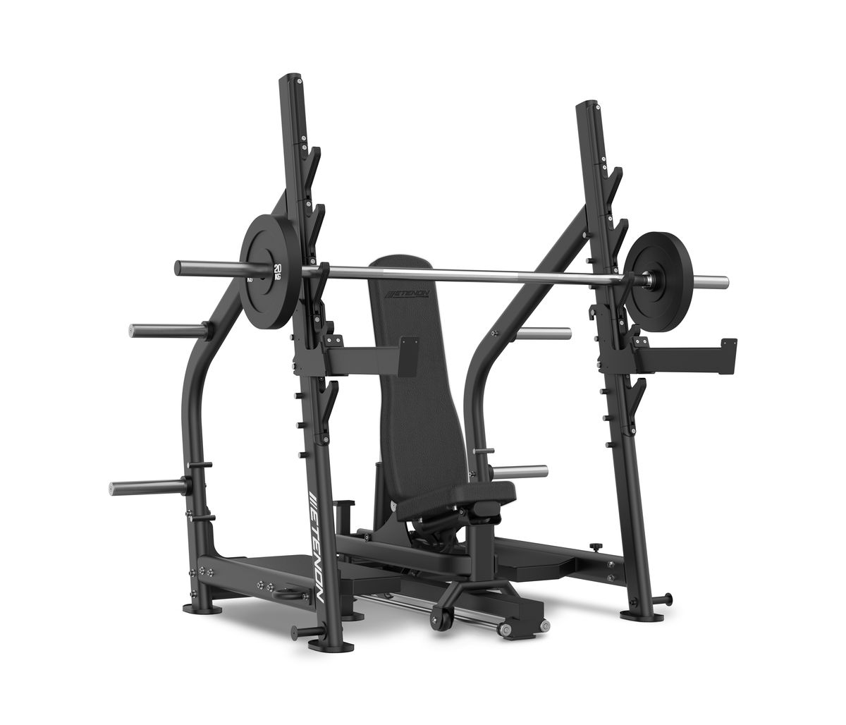 DUAL BANCO PRESS TOTAL / RACK DE SENTADILLAS