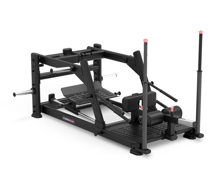 GLUTEBUILDER GPL0625, GLUTE LUNGE W/BLACK UPHOLSTERY