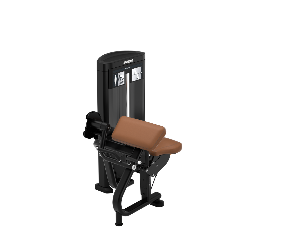 Resolute RSL0204 CURL DE BICEPS w/Black Upholstery BKP