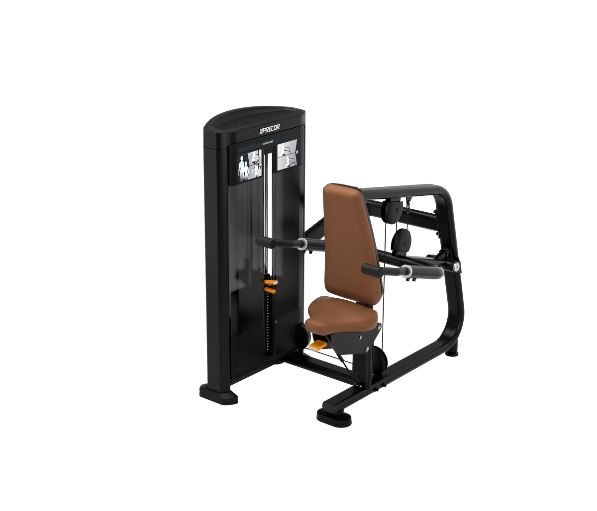 Resolute RSL0215 FONDOS DE TRICEPS w/Black Upholstery BKP
