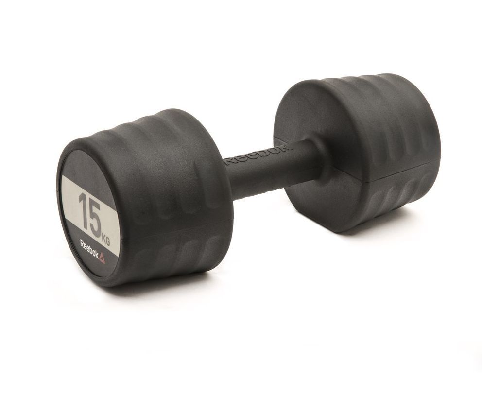 MANCUERNA REEBOK STUDIO BLACK 15 KG (UNIDAD)