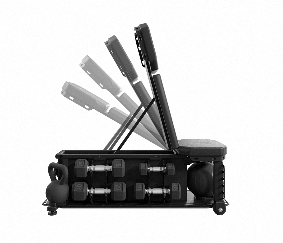 FXD BENCH THROWDOWN, STANDARD, BLACK