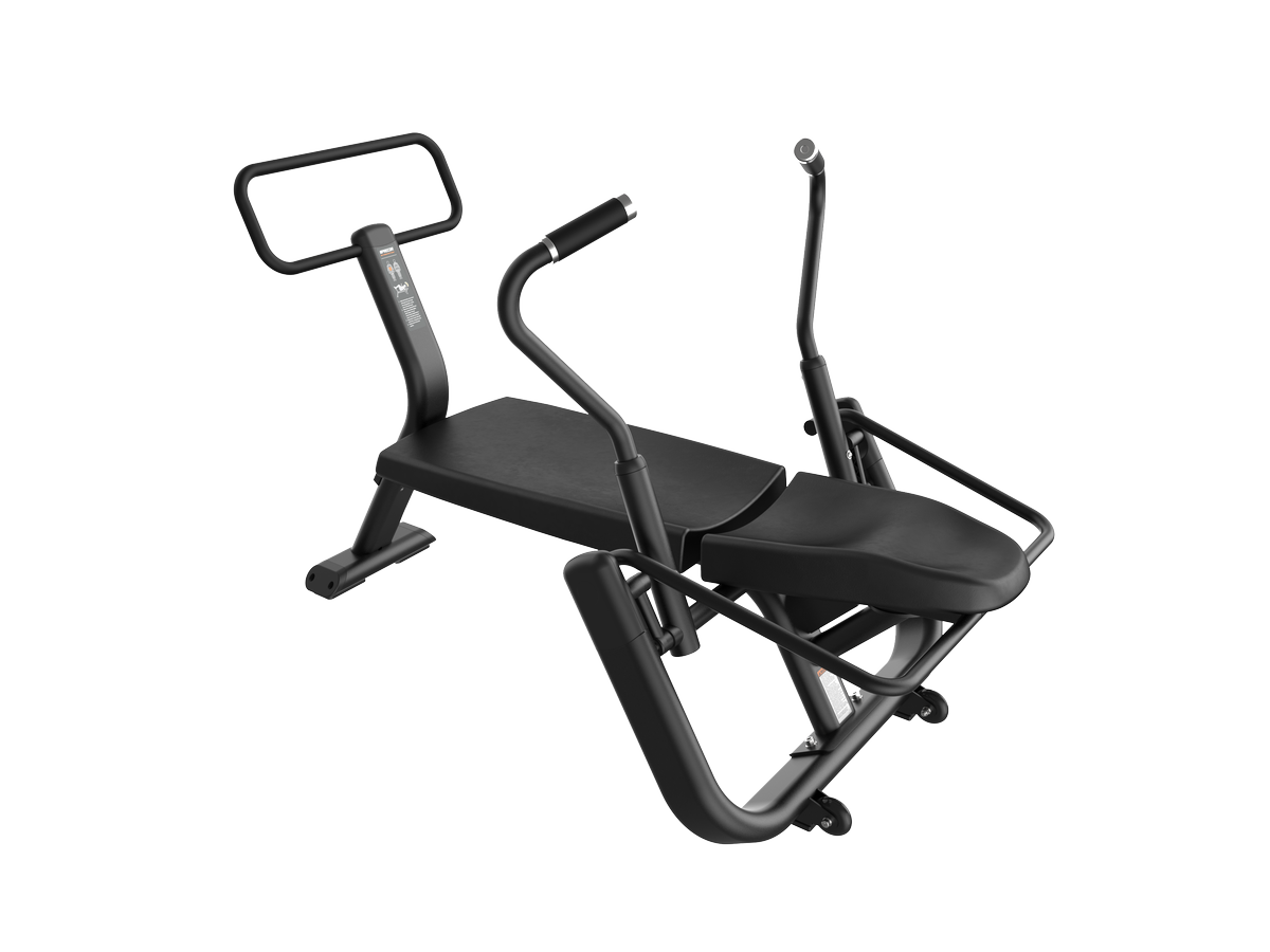 ABX100 AB-X ABDOMINAL BENCH - W/ BLACK UPHOLSTERY