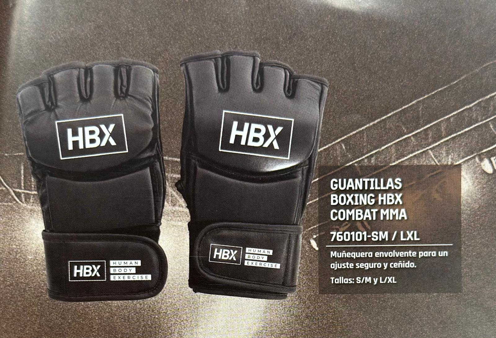 GUANTILLAS BOXING HBX COMBAT MMA (S/M)